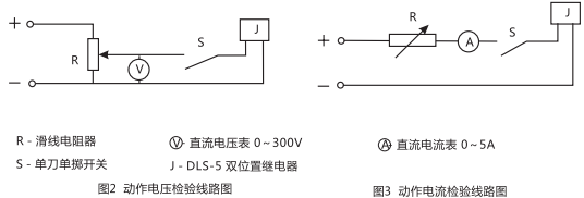 DLS-5/1雙位置繼電器檢驗與調試線路圖