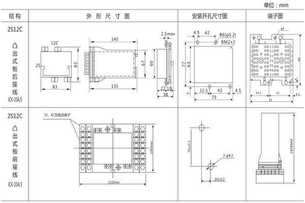 安裝尺寸