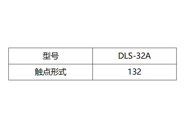 DLS-32A觸點形式圖