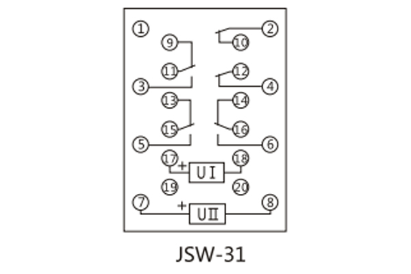 JSW-31接線(xiàn)圖