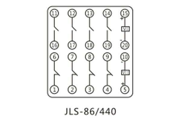 JLS-86/440開孔尺寸圖