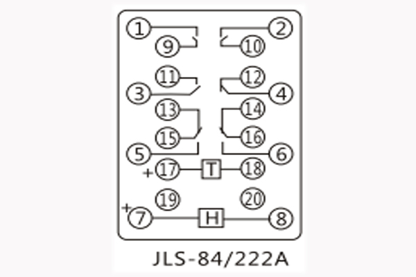 JLS-84/222A接線(xiàn)圖